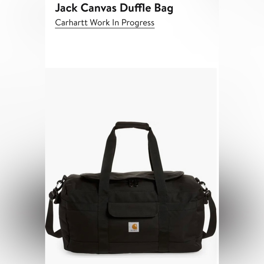 Carhartt WIP Work in Progress - Jake Water Repellent Duffle Bag - Black
